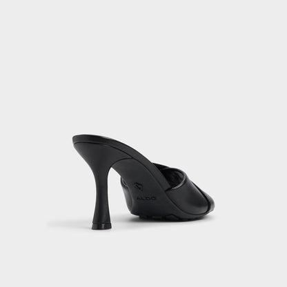 Lyhanna Black Women's Heeled mules - Heeled mule, Stiletto heel | Aldo Exclusive