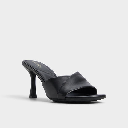 Lyhanna Black Women's Heeled mules - Heeled mule, Stiletto heel | Aldo Exclusive