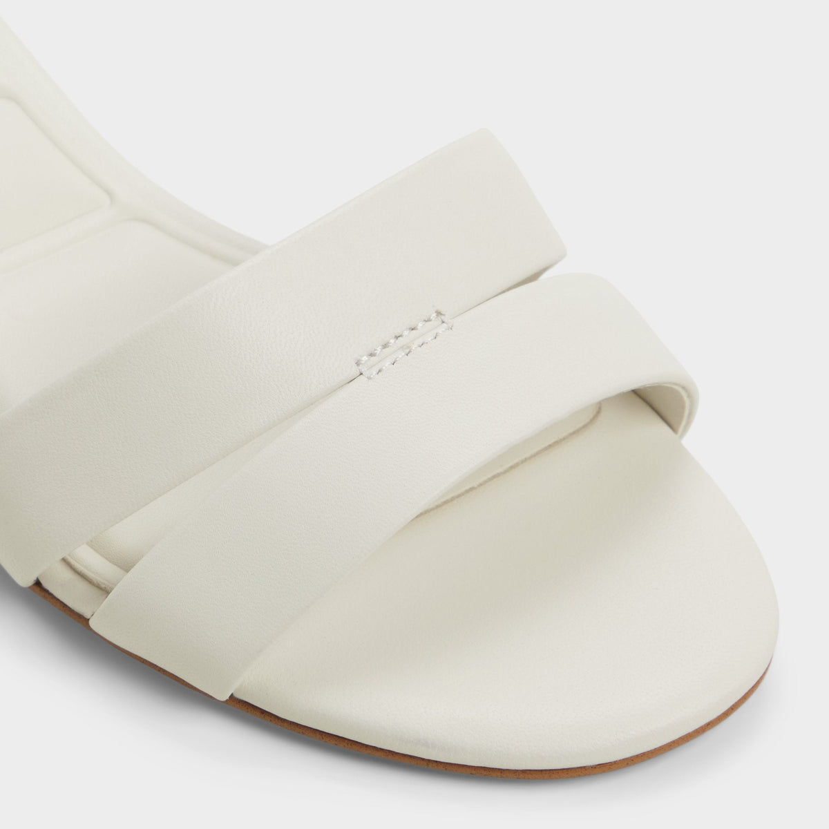 Scarletta White/Bone Women's Mule slides - Heeled mule, Kitten heel | Aldo Classic
