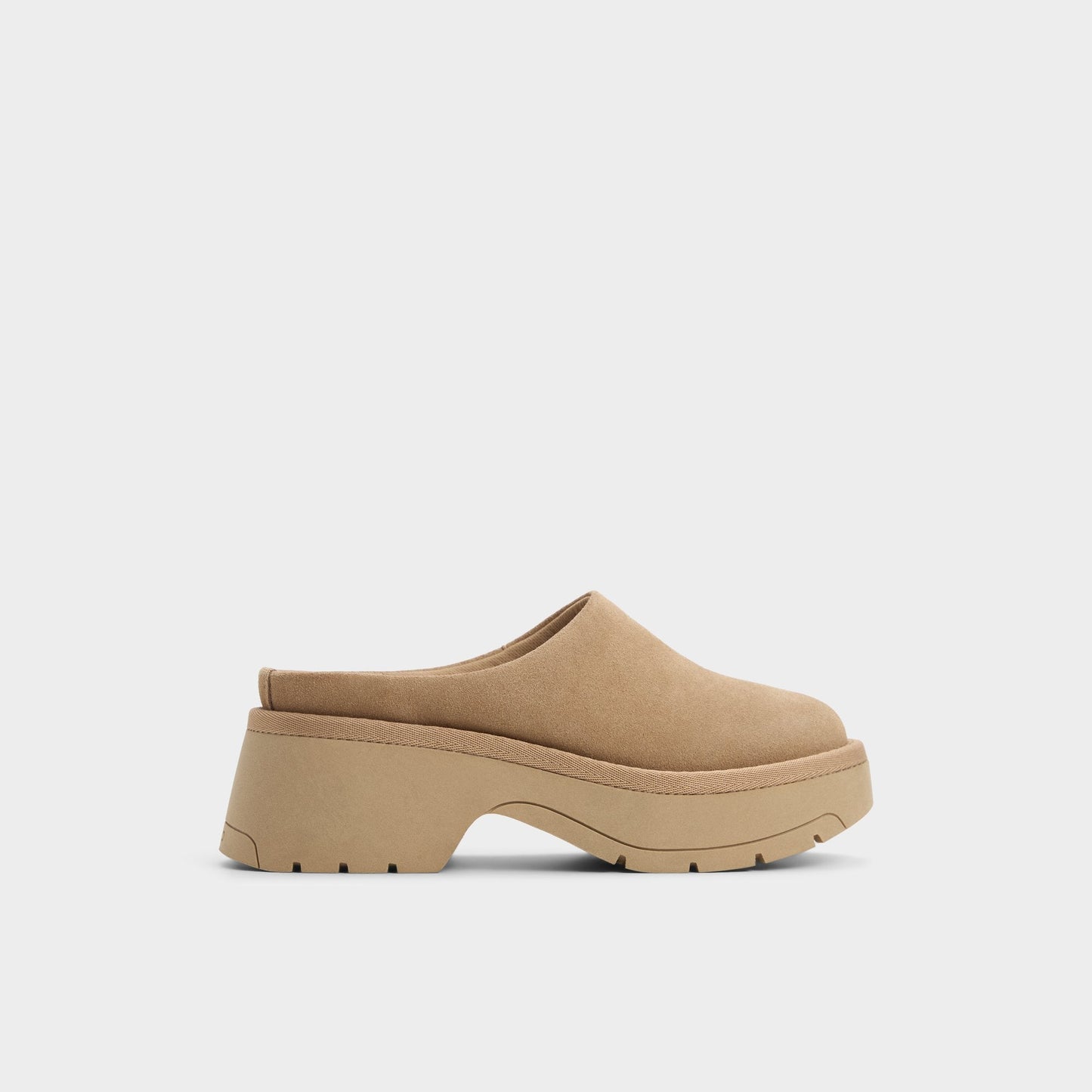 Academia Beige Women's Cold Weather Shoes - Heeled mule, Lug sole | Aldo Essential