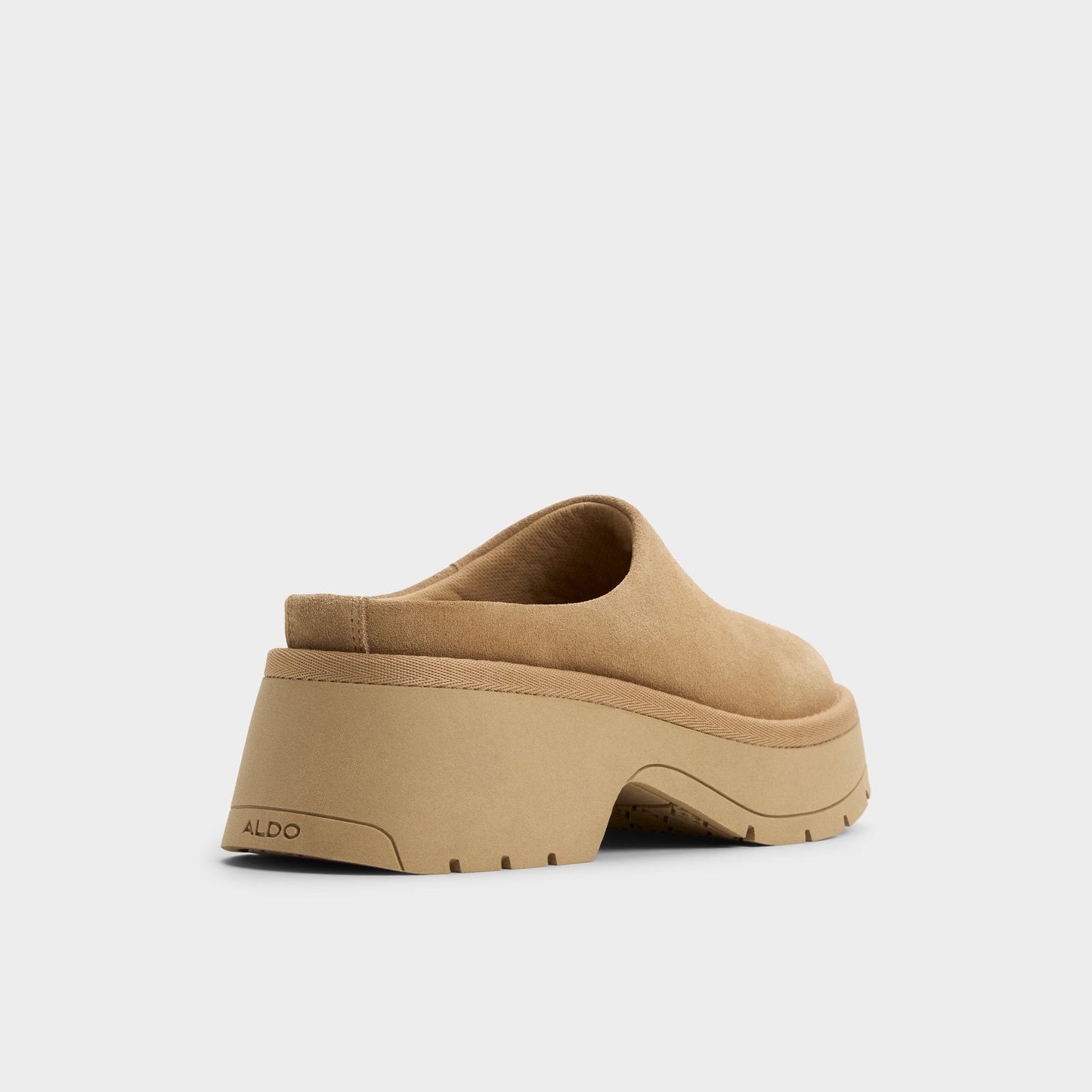 Academia Beige Women's Cold Weather Shoes - Heeled mule, Lug sole | Aldo Essential