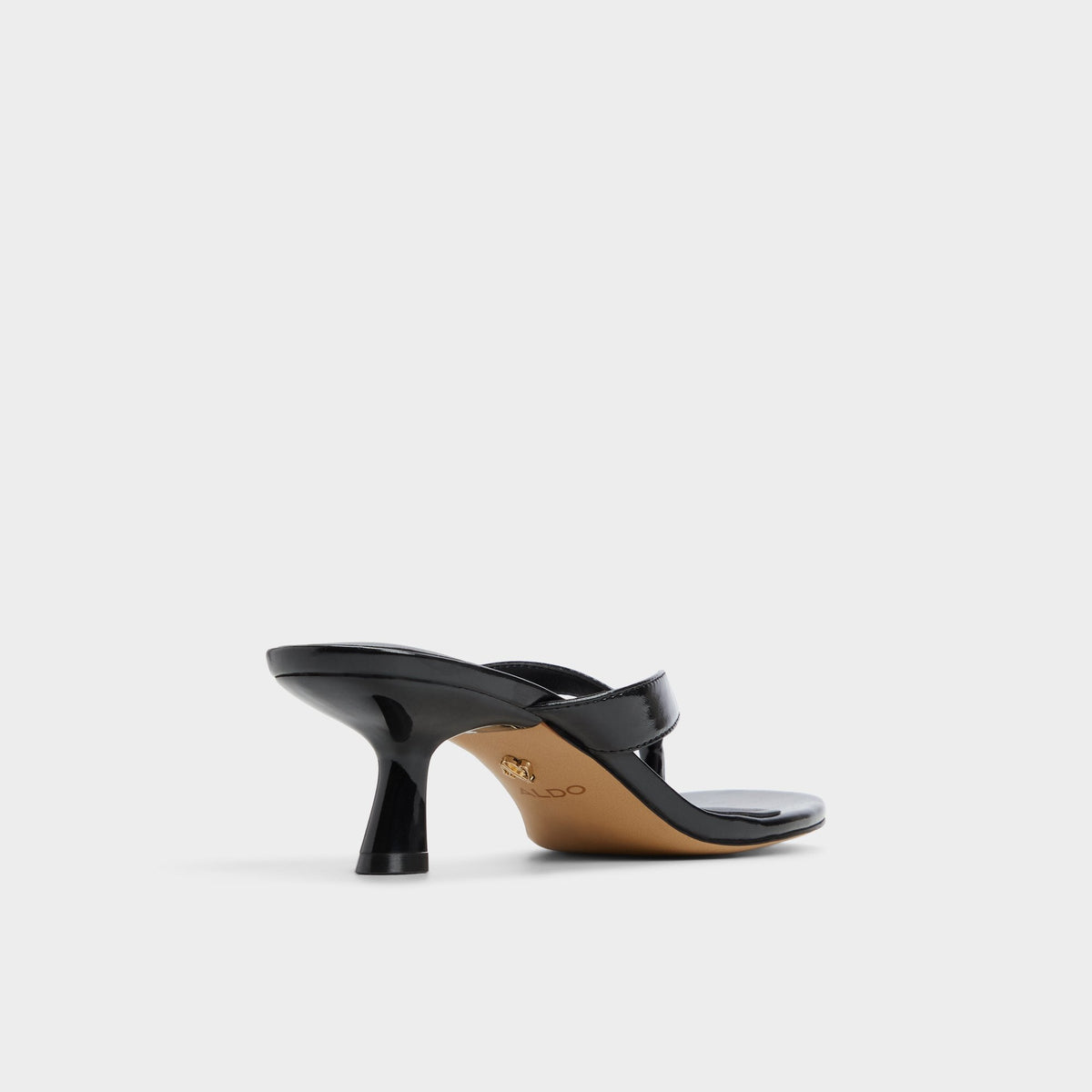 Jump Black Women's Strappy sandals - Heeled flip flop, Kitten heel | Aldo New