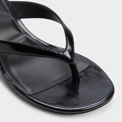 Jump Black Women's Strappy sandals - Heeled flip flop, Kitten heel | Aldo New