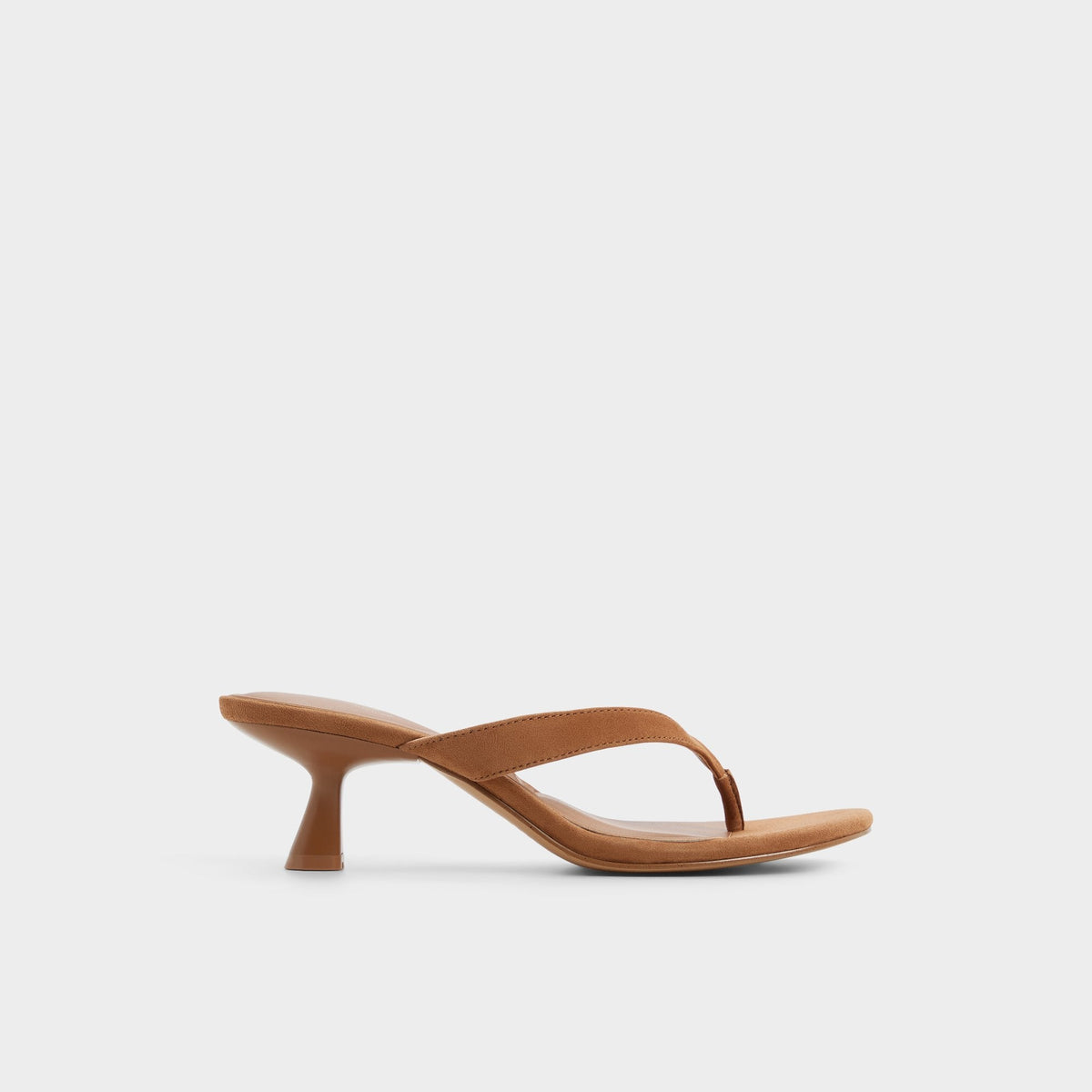 Jump in Medium Brown - Heeled flip flop, Kitten heel | Aldo Featured