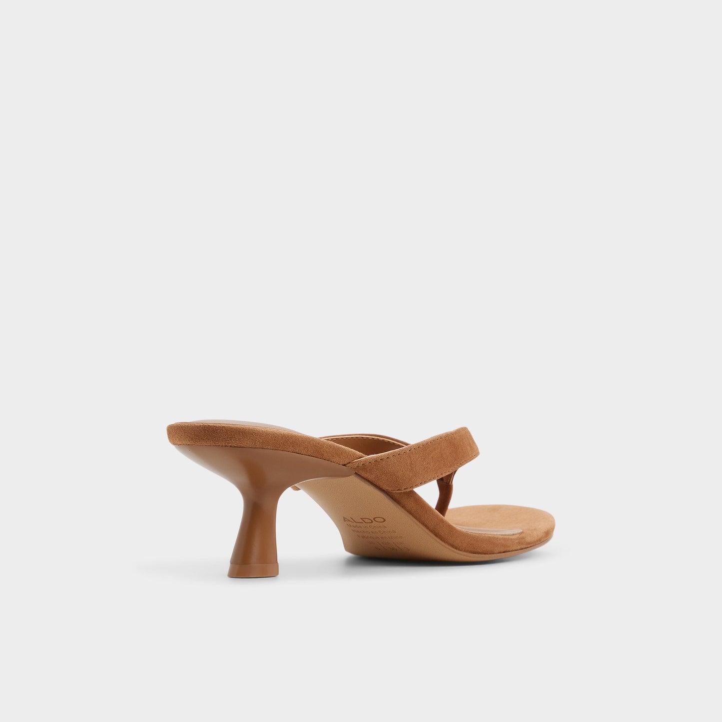 Jump in Medium Brown - Heeled flip flop, Kitten heel | Aldo Featured