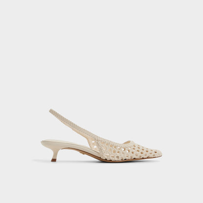 Violettia in Light Beige - Sling back high heel, Kitten heel | Aldo Popular