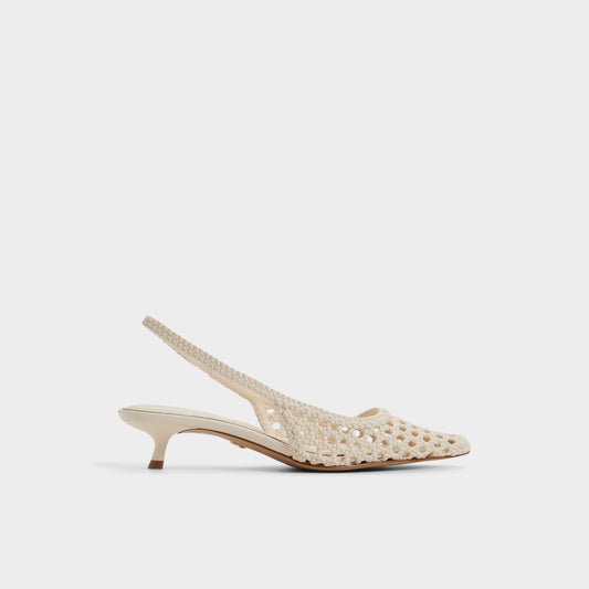 Violettia in Light Beige - Sling back high heel, Kitten heel | Aldo Popular