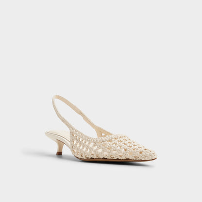 Violettia in Light Beige - Sling back high heel, Kitten heel | Aldo Popular