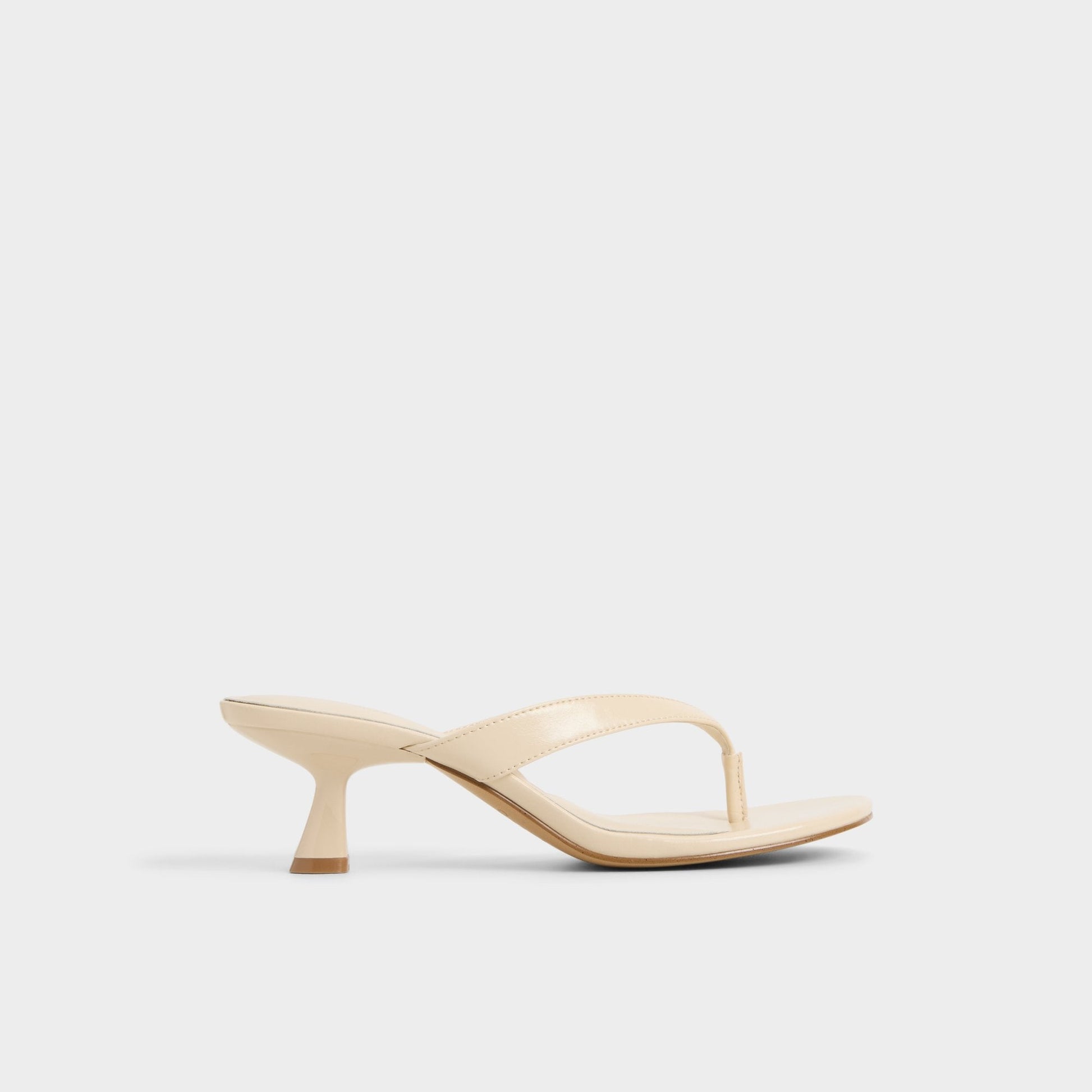 Jump in Cream - Heeled flip flop, Kitten heel | Aldo Trending