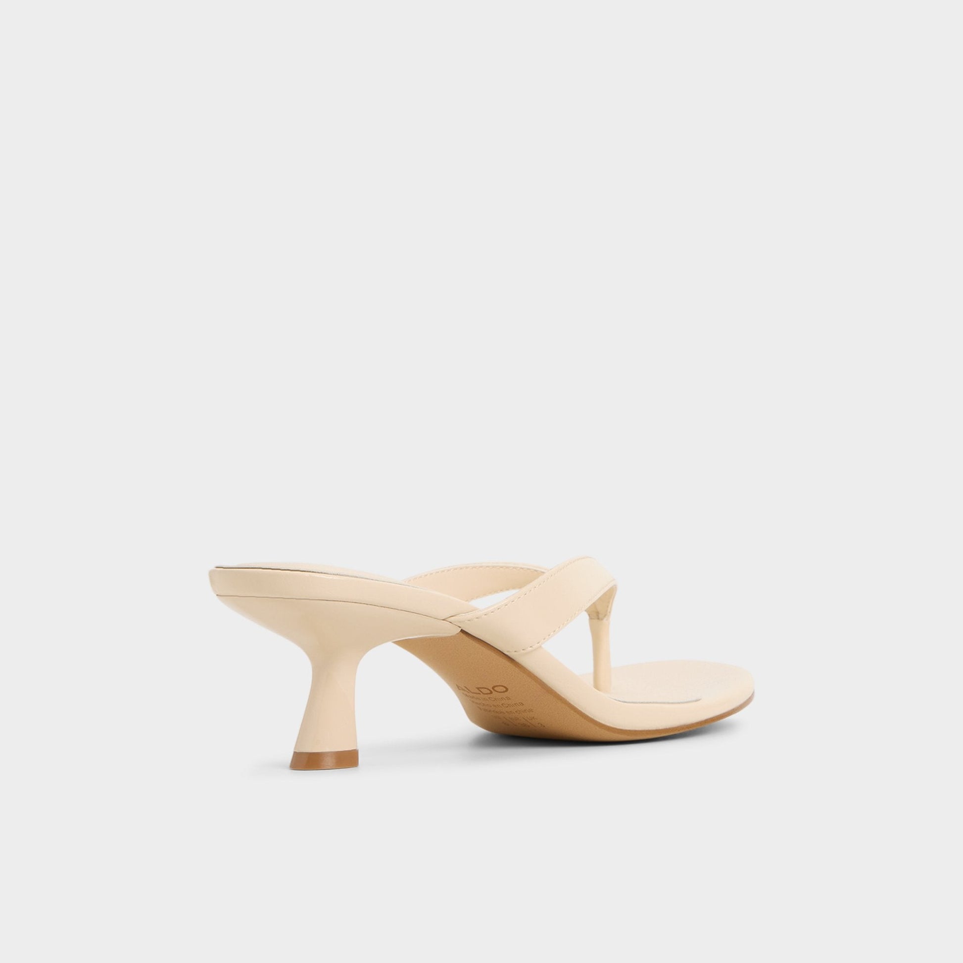 Jump in Cream - Heeled flip flop, Kitten heel | Aldo Trending