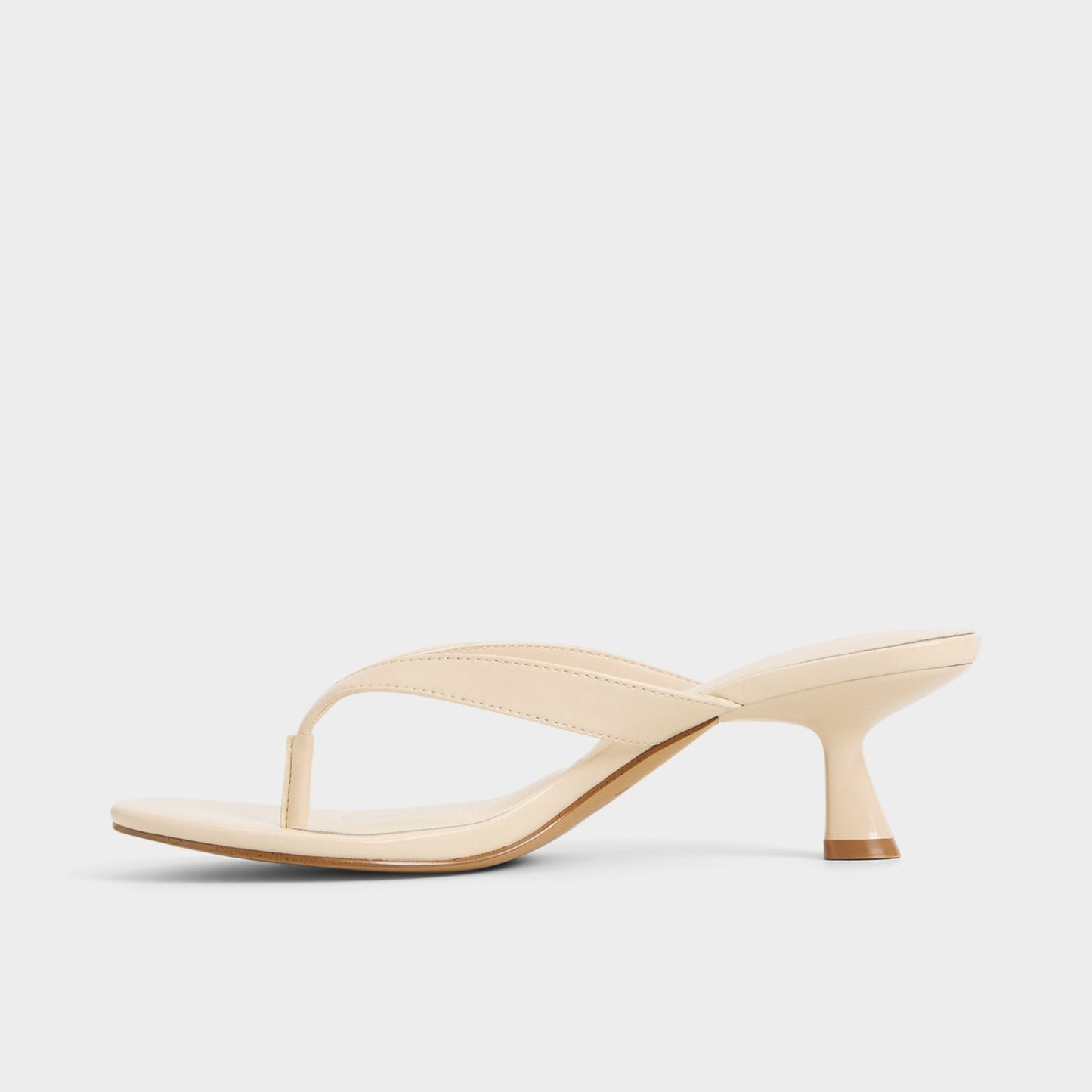 Jump in Cream - Heeled flip flop, Kitten heel | Aldo Trending