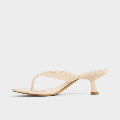 Jump in Cream - Heeled flip flop, Kitten heel | Aldo Trending