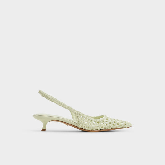 Violettia in Other Green - Sling back high heel, Kitten heel | Aldo Exclusive