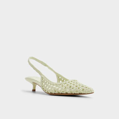 Violettia in Other Green - Sling back high heel, Kitten heel | Aldo Exclusive