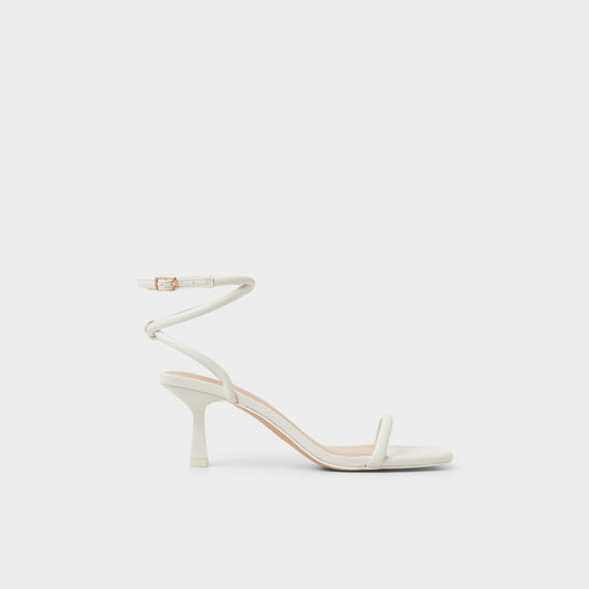 Demmi White Women's Strappy sandals - , Kitten heel | Aldo Signature