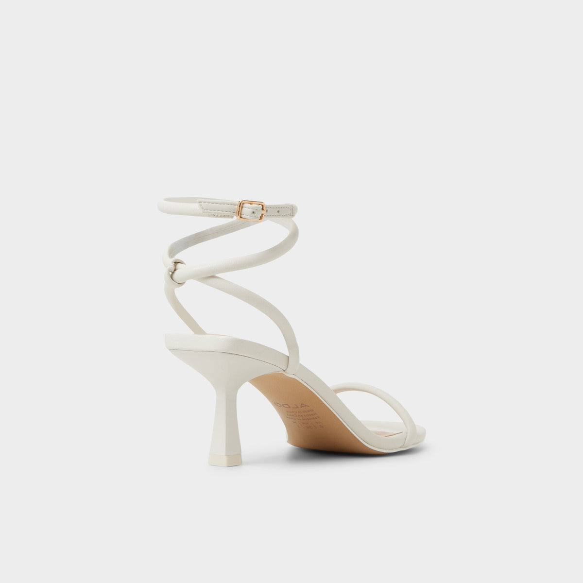 Demmi White Women's Strappy sandals - , Kitten heel | Aldo Signature