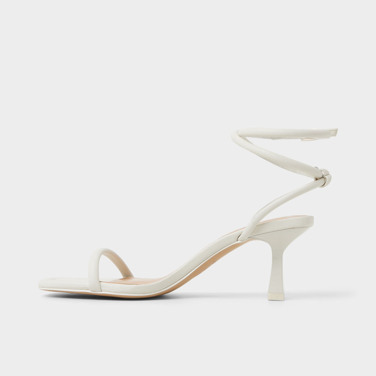 Demmi White Women's Strappy sandals - , Kitten heel | Aldo Signature