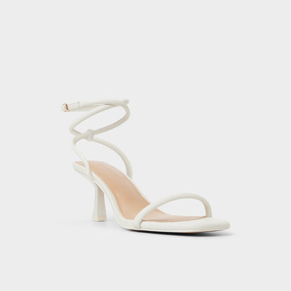 Demmi White Women's Strappy sandals - , Kitten heel | Aldo Signature