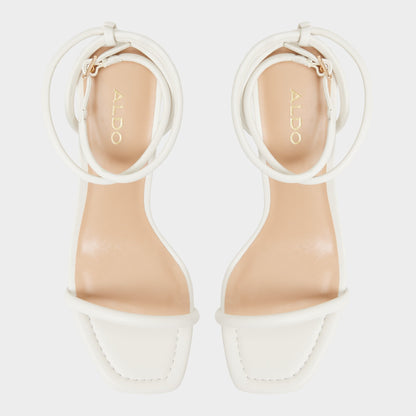 Demmi White Women's Strappy sandals - , Kitten heel | Aldo Signature