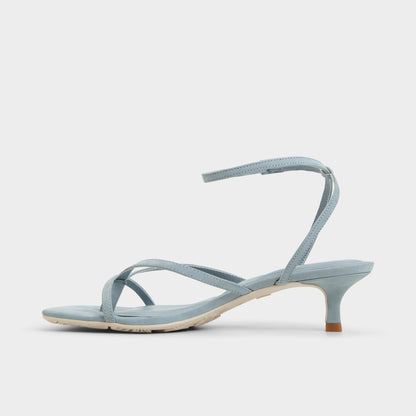 Soffie Other Blue Women's Strappy sandals - Strappy heeled sandal, Kitten heel | Aldo Essential