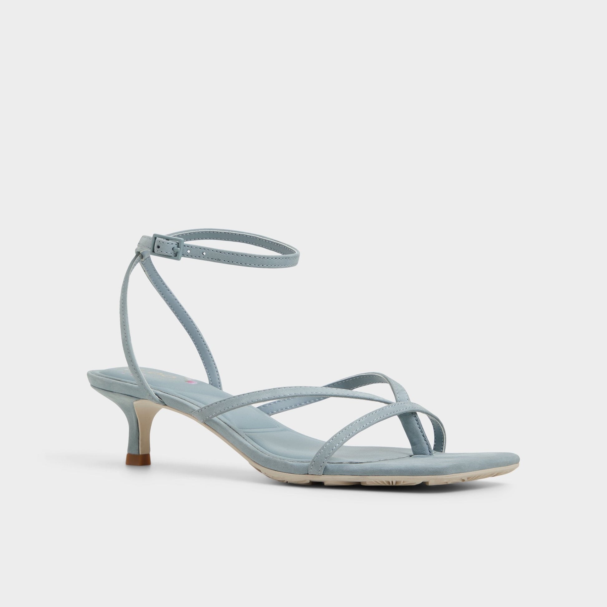Soffie Other Blue Women's Strappy sandals - Strappy heeled sandal, Kitten heel | Aldo Essential
