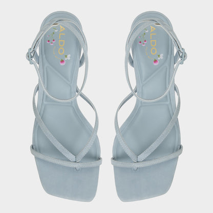 Soffie Other Blue Women's Strappy sandals - Strappy heeled sandal, Kitten heel | Aldo Essential