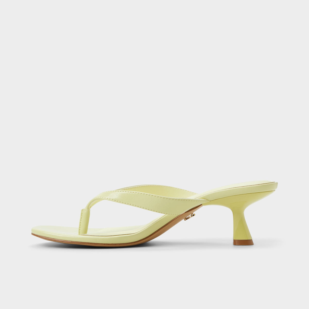 Jump Other Yellow Women's Strappy sandals - Heeled flip flop, Kitten heel | Aldo Premium