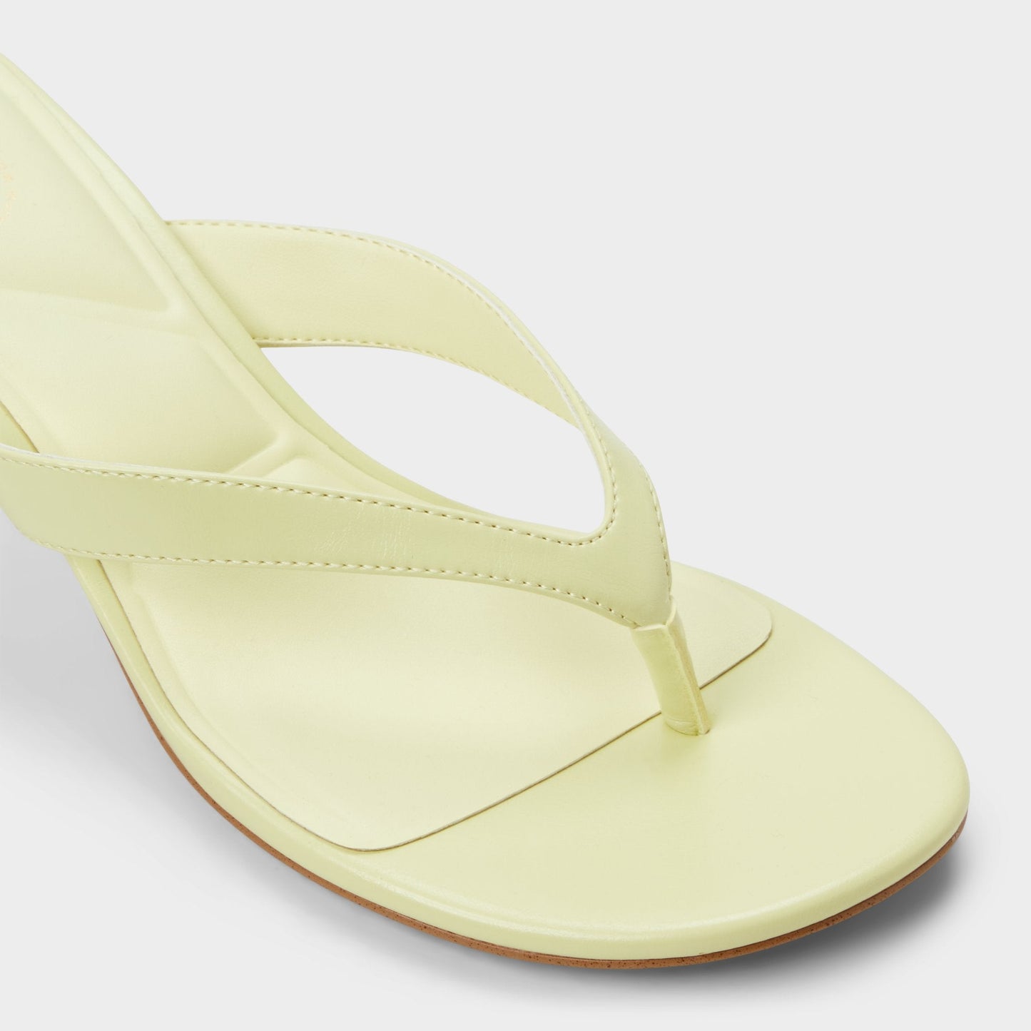 Jump Other Yellow Women's Strappy sandals - Heeled flip flop, Kitten heel | Aldo Premium