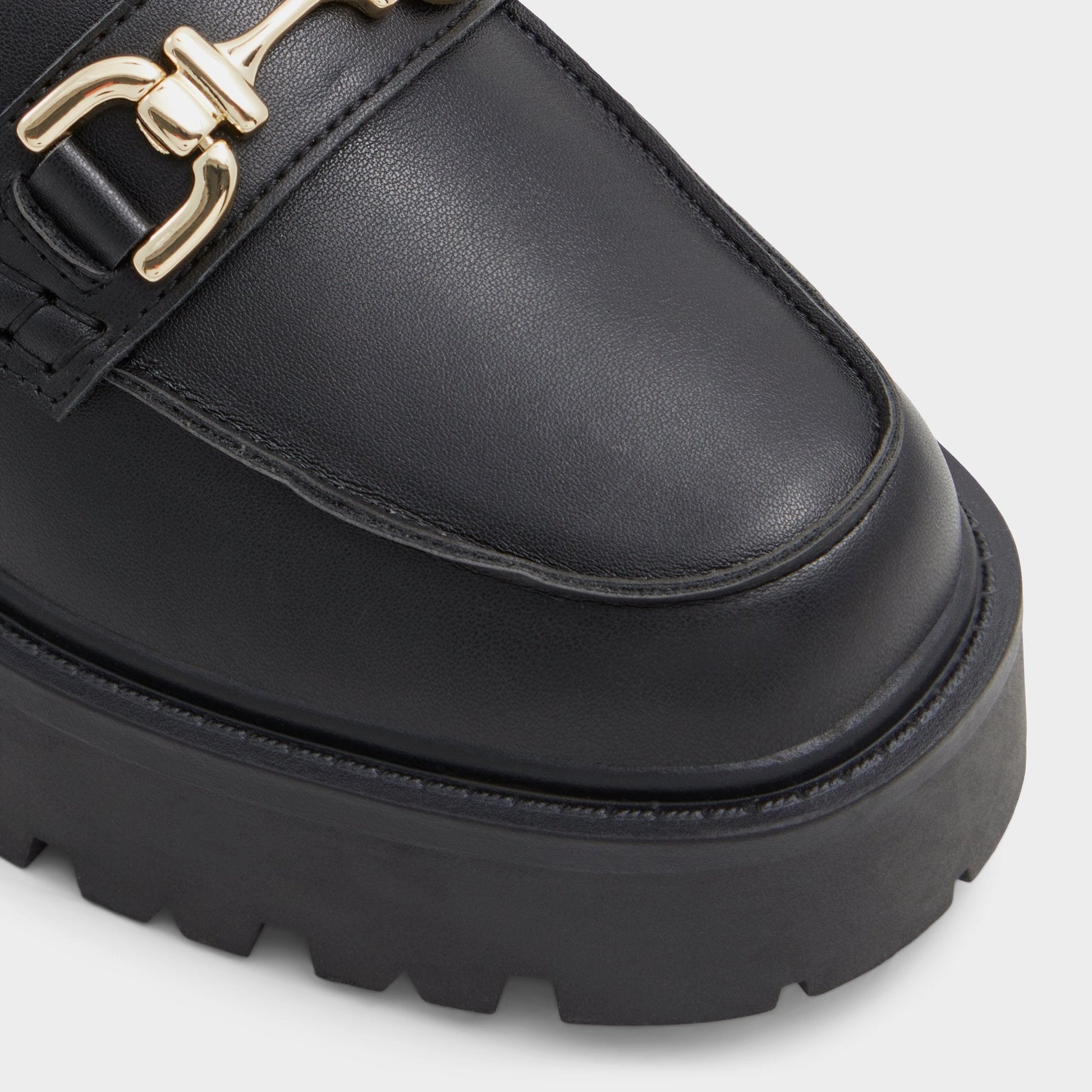 Oneameth Black Synthetic Smooth Women's Loafers & Oxfords - Loafer, Lug sole | Aldo Signature