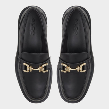 Oneameth Black Synthetic Smooth Women's Loafers & Oxfords - Loafer, Lug sole | Aldo Signature