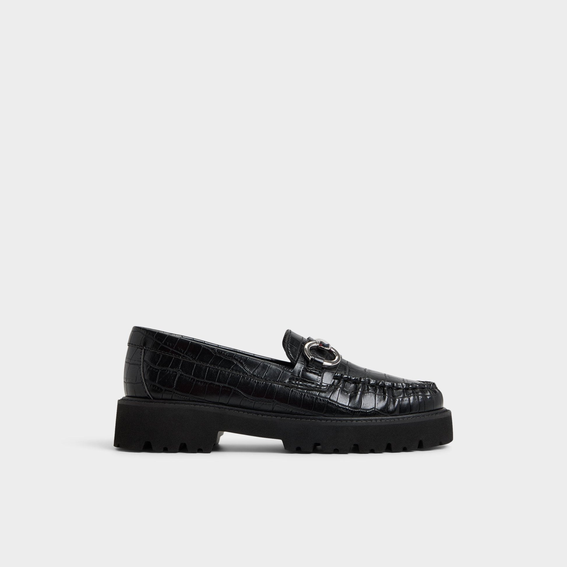 Danrose Black Women's Loafers & Oxfords - Loafer, Lug sole | Aldo New