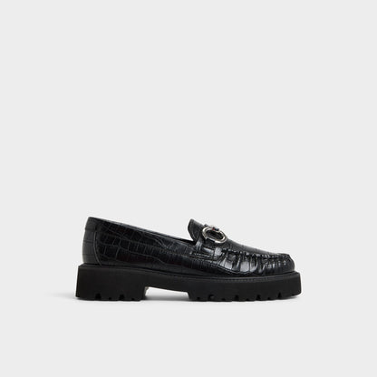Danrose Black Women's Loafers & Oxfords - Loafer, Lug sole | Aldo New