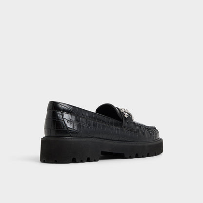 Danrose Black Women's Loafers & Oxfords - Loafer, Lug sole | Aldo New