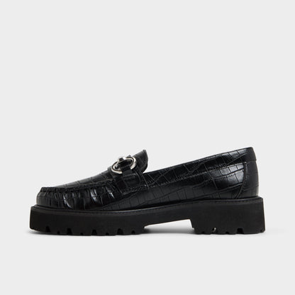 Danrose Black Women's Loafers & Oxfords - Loafer, Lug sole | Aldo New