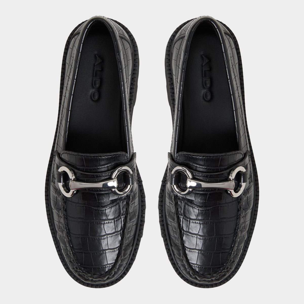 Danrose Black Women's Loafers & Oxfords - Loafer, Lug sole | Aldo New