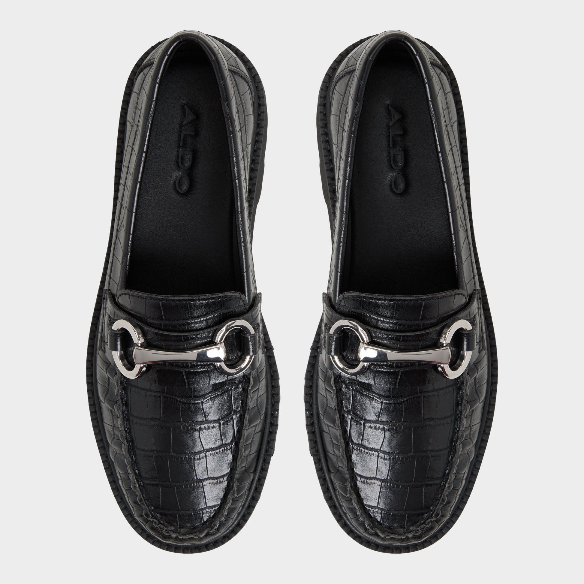 Danrose Black Women's Loafers & Oxfords - Loafer, Lug sole | Aldo New