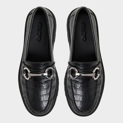 Danrose Black Women's Loafers & Oxfords - Loafer, Lug sole | Aldo New
