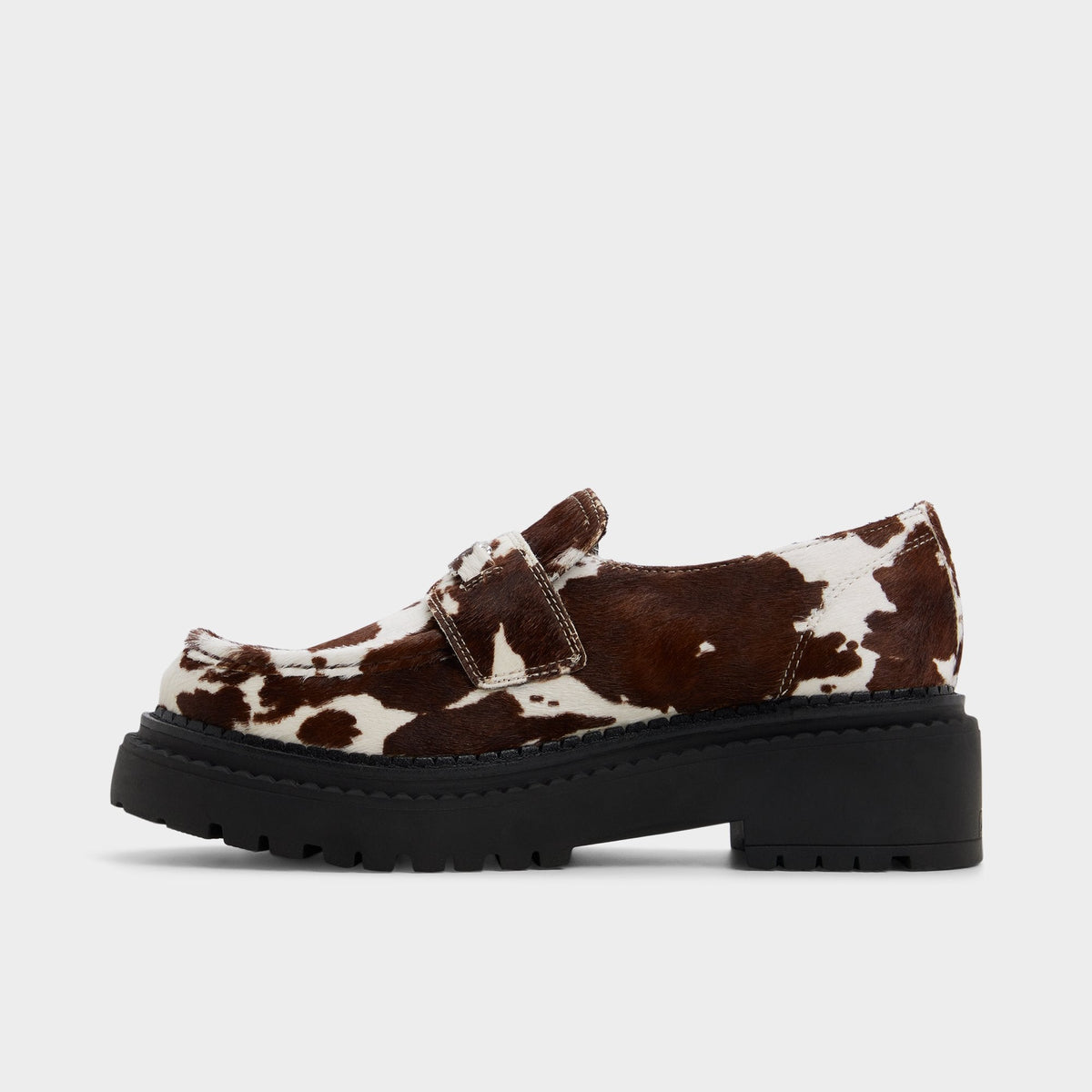 Miravelle in Open Brown - Loafer, Lug sole | Aldo Exclusive