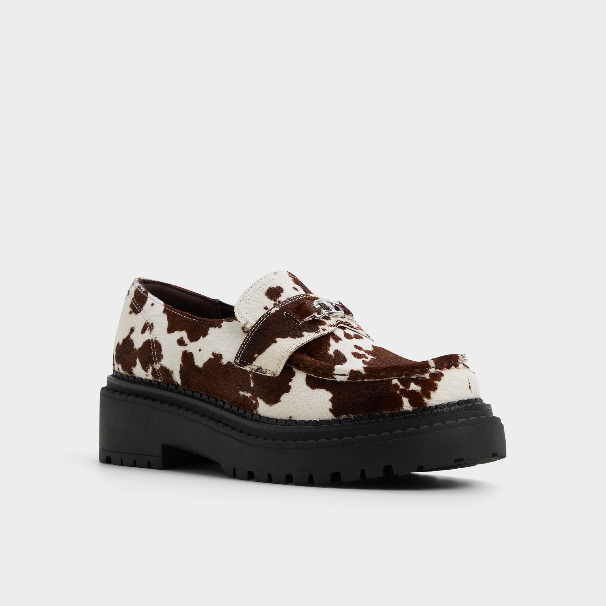 Miravelle in Open Brown - Loafer, Lug sole | Aldo Exclusive