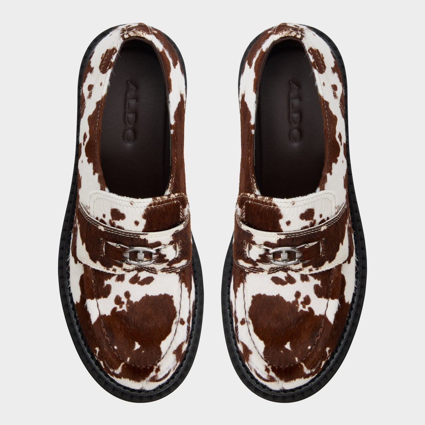 Miravelle in Open Brown - Loafer, Lug sole | Aldo Exclusive