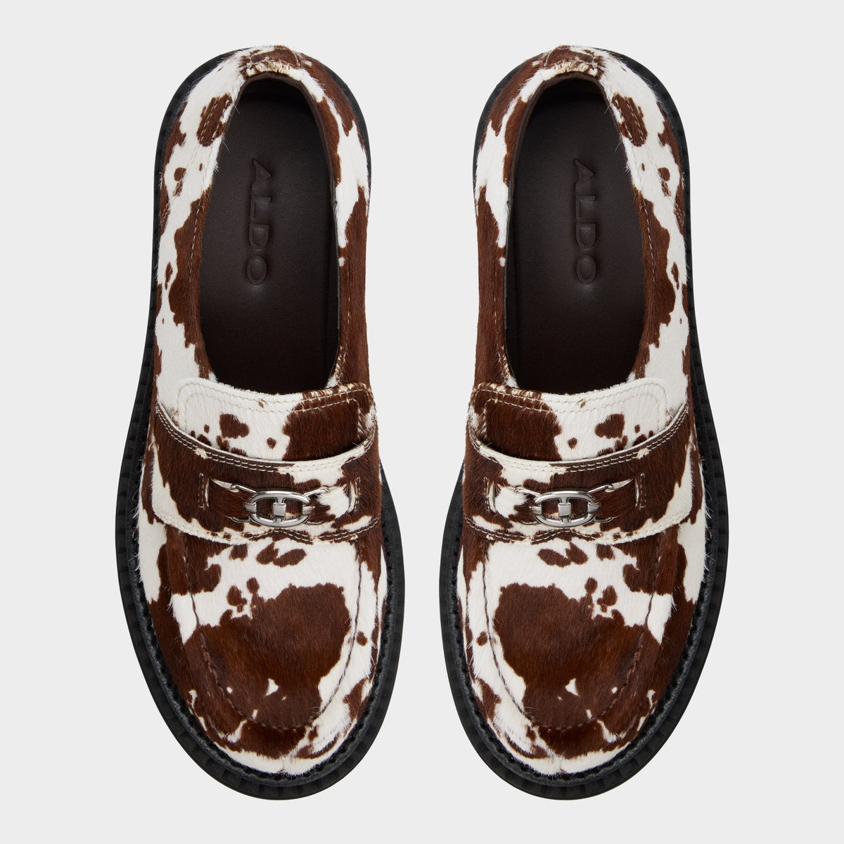 Miravelle in Open Brown - Loafer, Lug sole | Aldo Exclusive