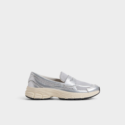 Loffy in Silver - Loafer, Jogger sole | Aldo Signature