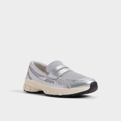 Loffy in Silver - Loafer, Jogger sole | Aldo Signature
