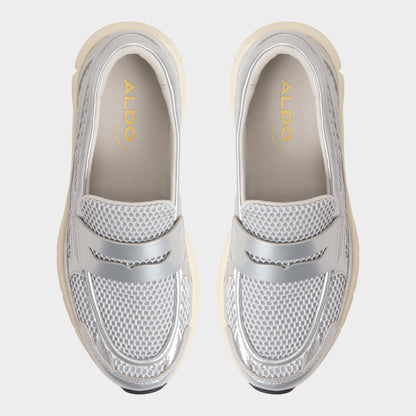 Loffy in Silver - Loafer, Jogger sole | Aldo Signature