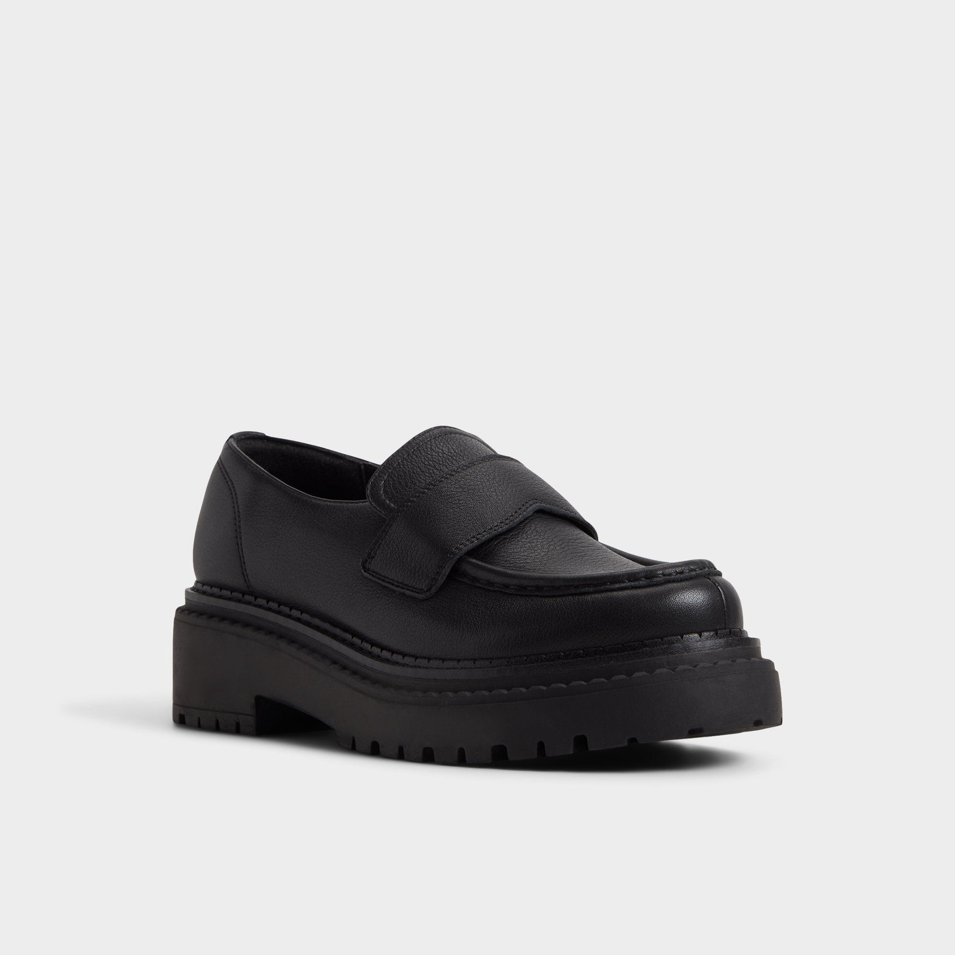 Miravella in Black - Loafer, Lug sole | Aldo Premium