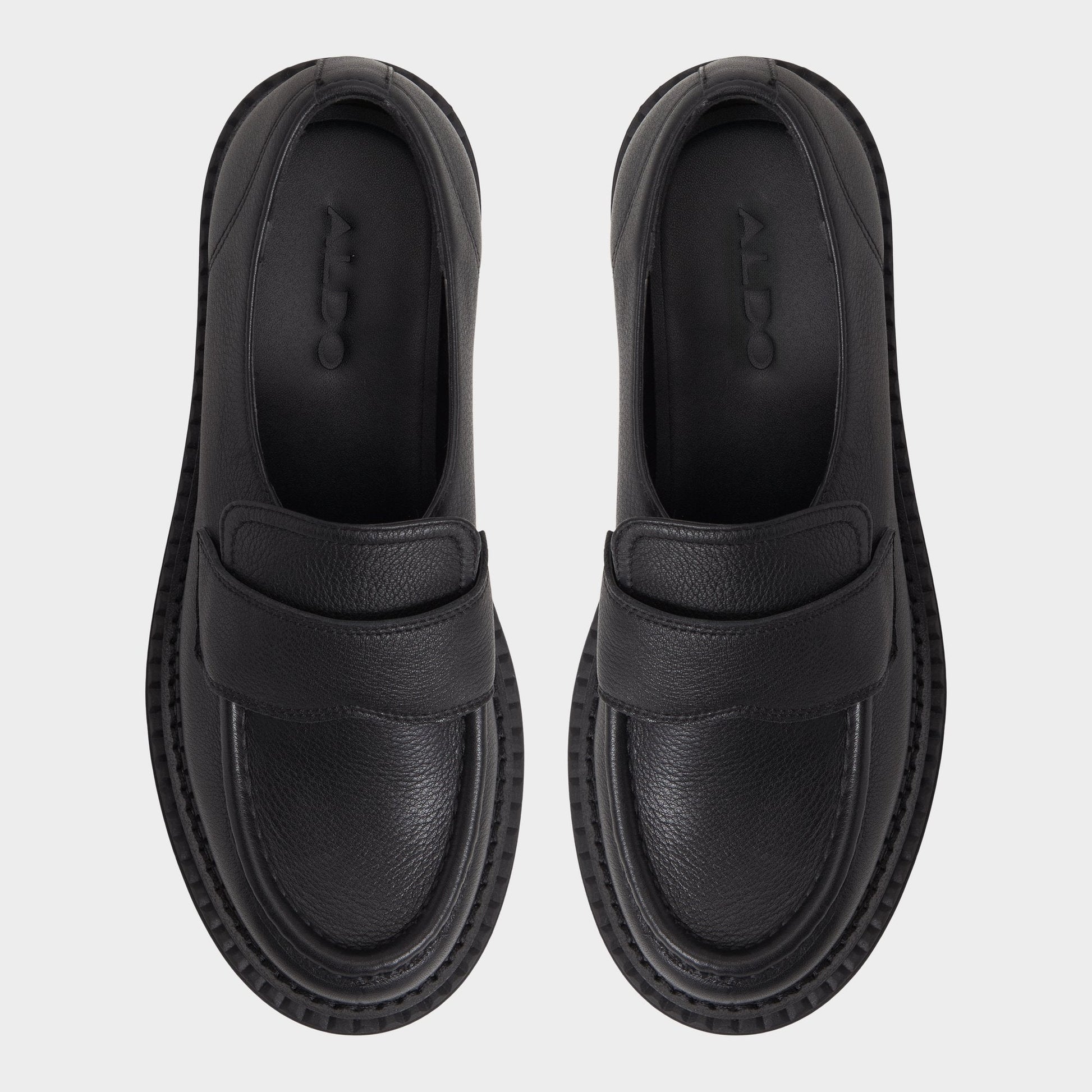 Miravella in Black - Loafer, Lug sole | Aldo Premium