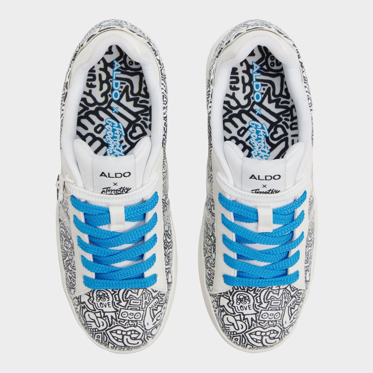 Timothy in Goodman White Black14038432 - Low top sneaker, Cup sole | Aldo Premium