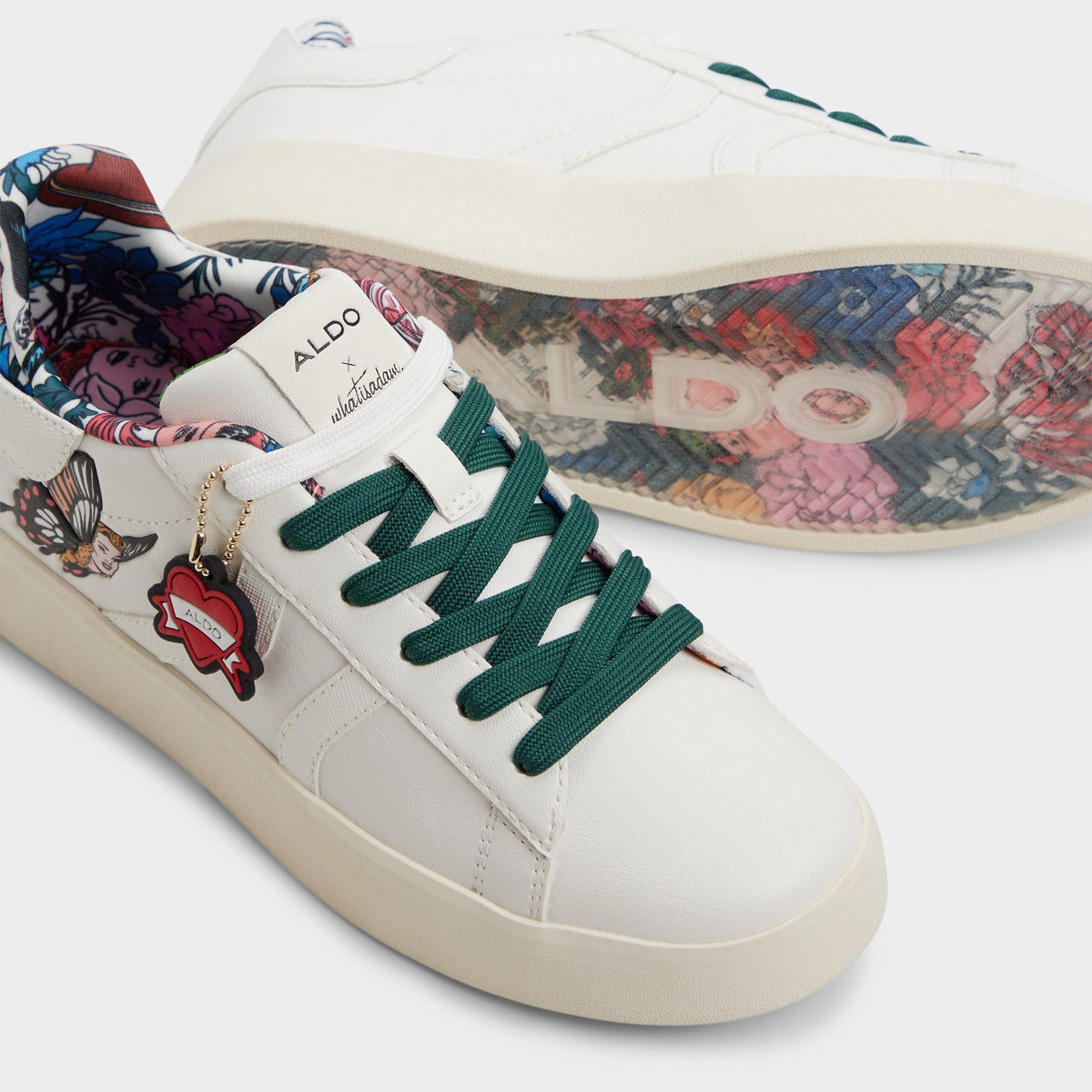 Whatisadam in White Multi 14038437 - Low top sneaker, Cup sole | Aldo New