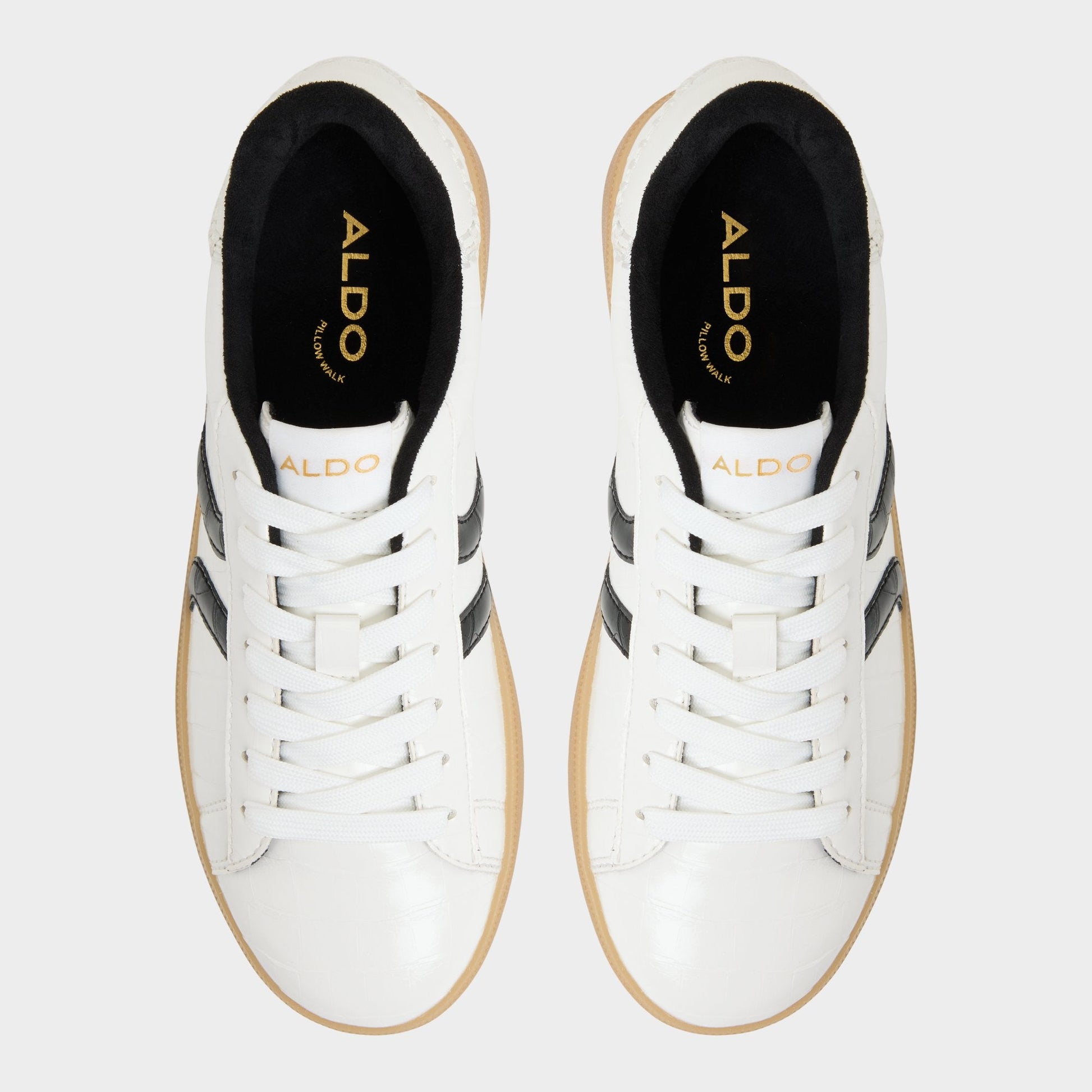 Chicsneaker2 White/Black Women's Low top sneakers - Sneaker, Cup sole | Aldo New