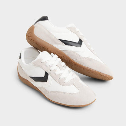 Coolchic White/Grey Women's Low top sneakers - Jogger sneaker | Aldo Recommended